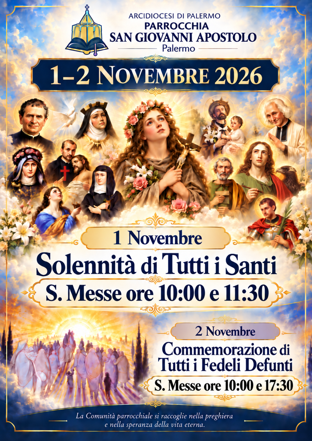 Festa di Tutti i Santi e Commerazione dei Defunti