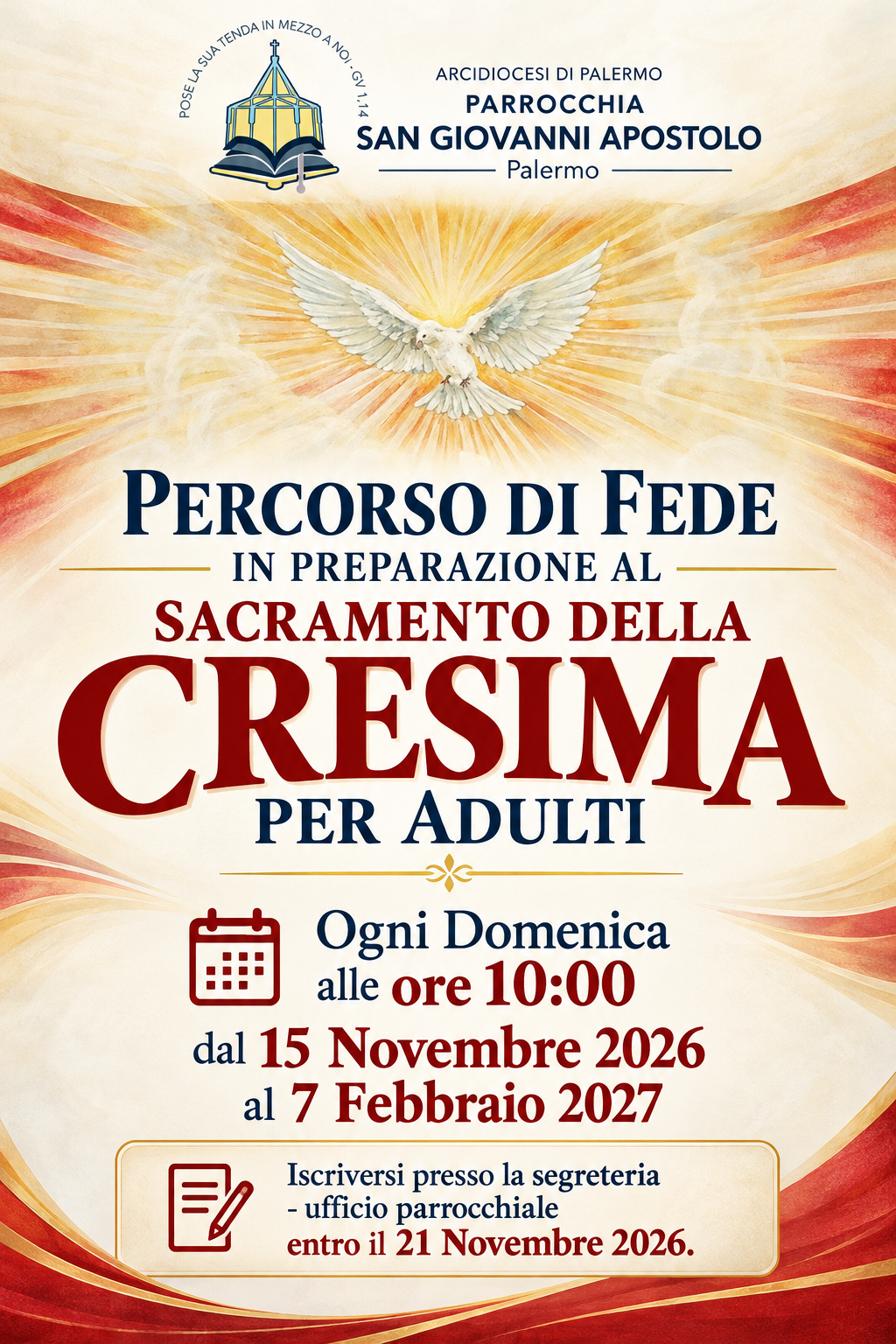 Preparazione alla Santa Cresima